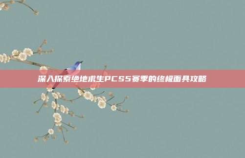 深入探索绝地求生PCS5赛季的终极面具攻略