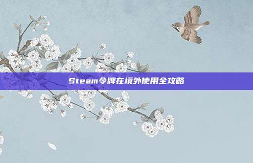 Steam令牌在境外使用全攻略