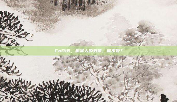 CoD16，喵星人的身体，谁不爱？