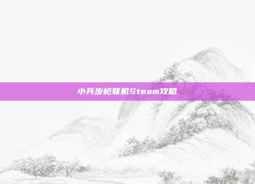 小兵步枪联机Steam攻略