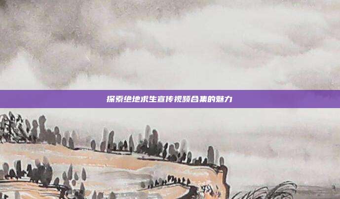 探索绝地求生宣传视频合集的魅力