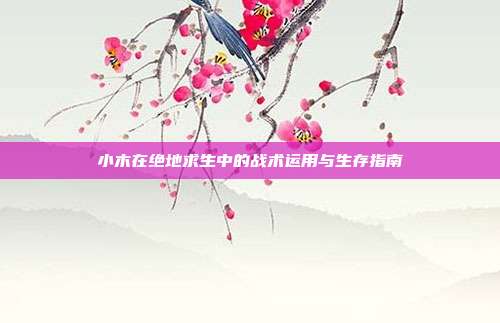 小木在绝地求生中的战术运用与生存指南