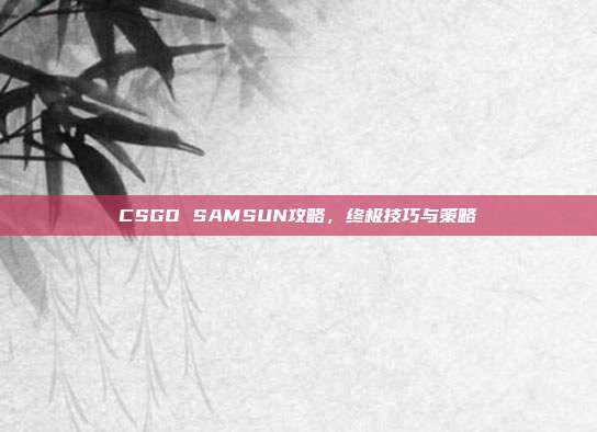 CSGO SAMSUN攻略,终极技巧与策略