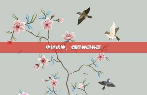 绝地求生,如何关闭头盔