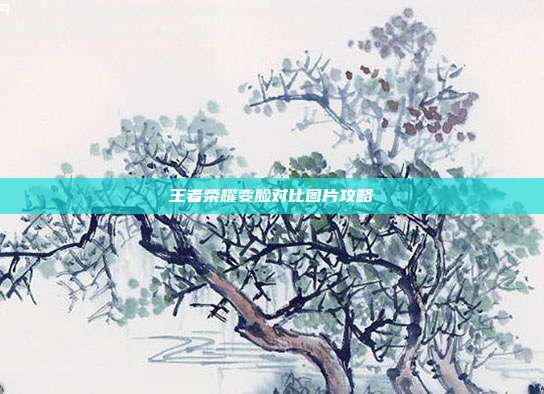 王者荣耀变脸对比图片攻略