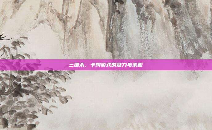三国杀，卡牌游戏的魅力与策略