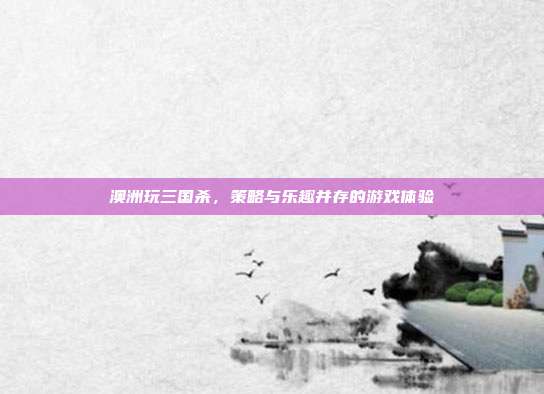 澳洲玩三国杀，策略与乐趣并存的游戏体验