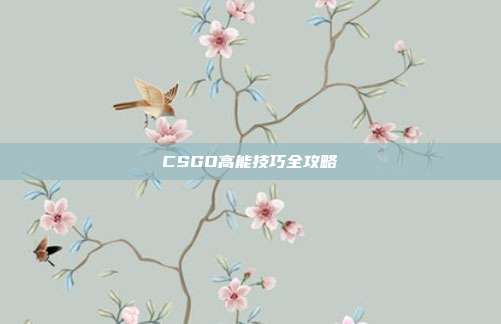CSGO高能技巧全攻略