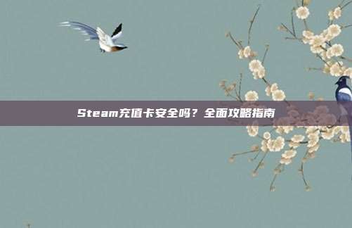 Steam充值卡安全吗？全面攻略指南