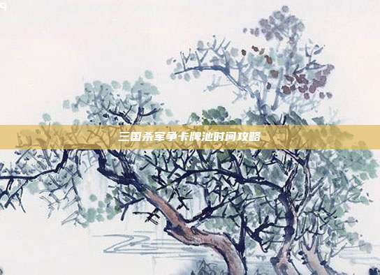 三国杀军争卡牌池时间攻略