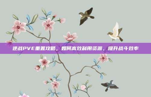 逆战PVE重置攻略,如何高效利用资源,提升战斗效率