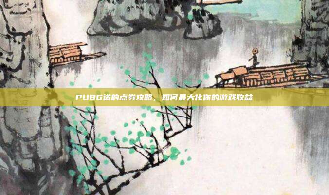 PUBG送的点券攻略,如何最大化你的游戏收益