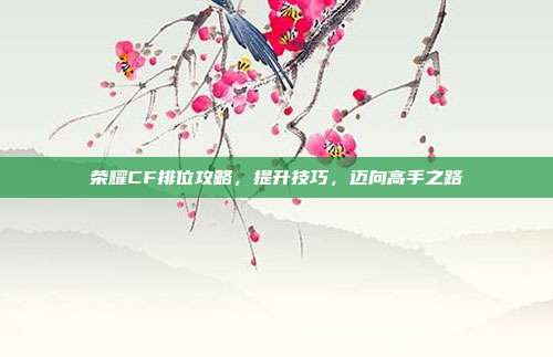 荣耀CF排位攻略,提升技巧,迈向高手之路