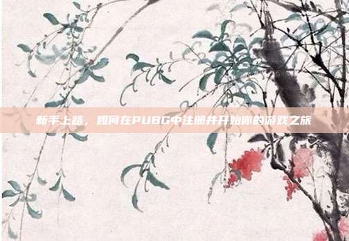新手上路，如何在PUBG中注册并开始你的游戏之旅