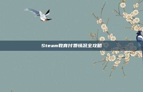 Steam教育付费情况全攻略