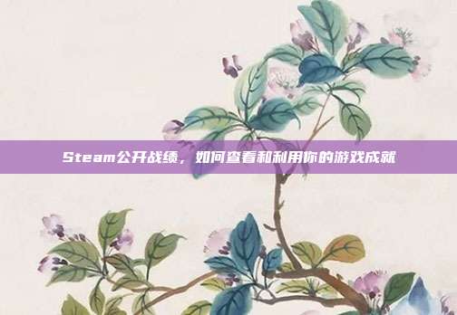 Steam公开战绩，如何查看和利用你的游戏成就