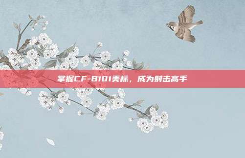掌握CF-B101美标，成为射击高手