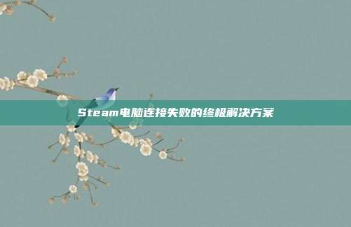 Steam电脑连接失败的终极解决方案