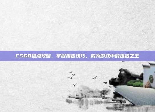 CSGO狙点攻略,掌握狙击技巧,成为游戏中的狙击之王