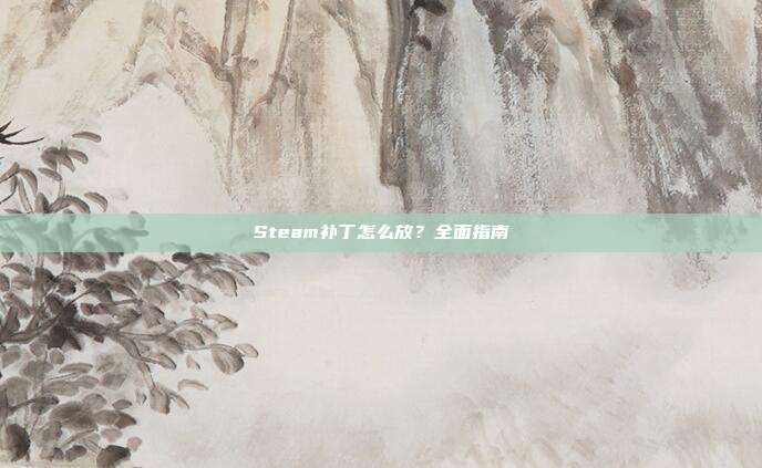 Steam补丁怎么放？全面指南