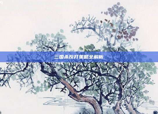 三国杀反打策略全解析