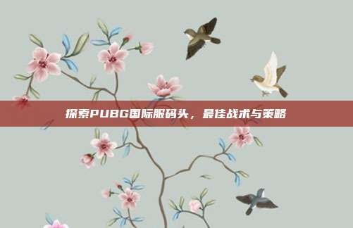 探索PUBG国际服码头,最佳战术与策略