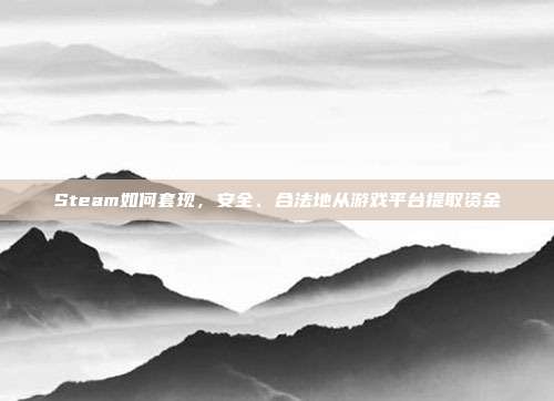 Steam如何套现,安全、合法地从游戏平台提取资金