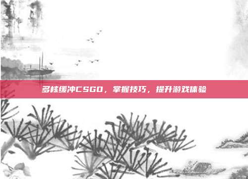 多核缓冲CSGO,掌握技巧,提升游戏体验