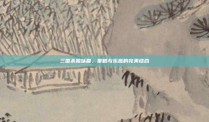 三国杀趣味篇，策略与乐趣的完美结合