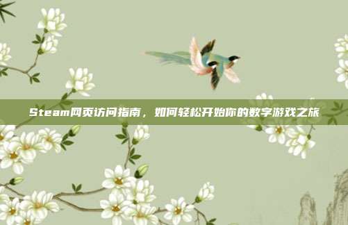 Steam网页访问指南,如何轻松开始你的数字游戏之旅