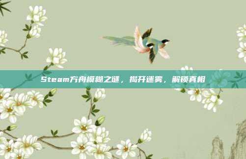 Steam方舟模糊之谜，揭开迷雾，解锁真相