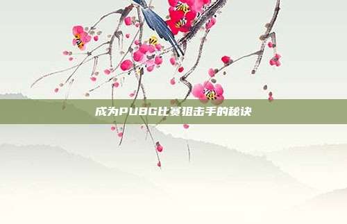 成为PUBG比赛狙击手的秘诀