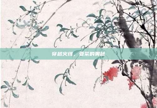 穿越火线,亚紊的奥秘