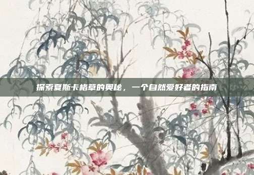 探索夏斯卡格草的奥秘,一个自然爱好者的指南