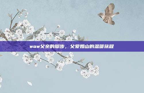 wow父亲的脚步，父爱如山的温暖旅程