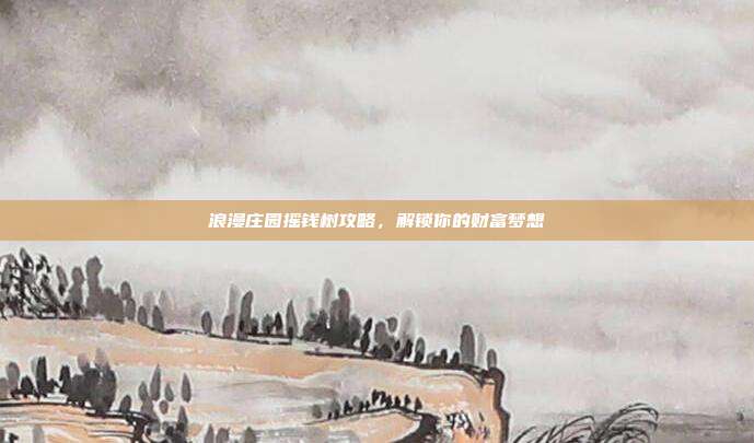 浪漫庄园摇钱树攻略，解锁你的财富梦想
