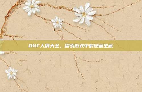 DNF人偶大全，探索游戏中的隐藏宝藏