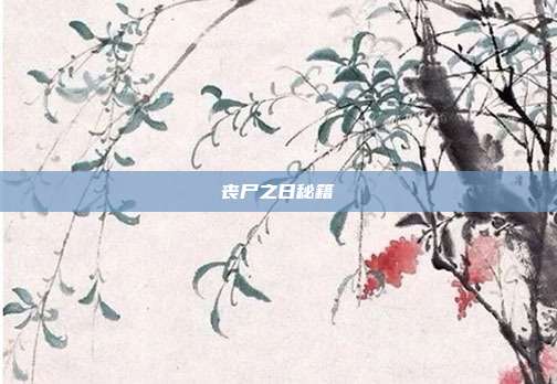 丧尸之日秘籍