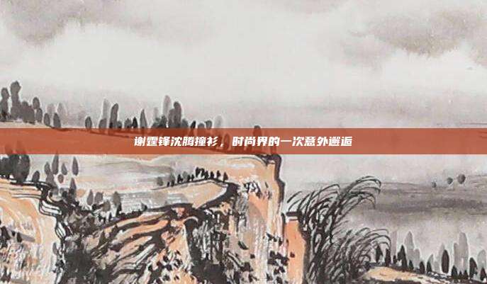 谢霆锋沈腾撞衫，时尚界的一次意外邂逅