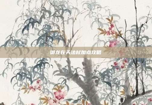 御龙在天法杖加点攻略