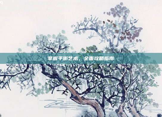 掌握平衡艺术,全面攻略指南