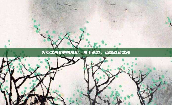 火炬之光2联机攻略,携手战友,点燃胜利之光