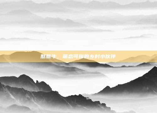 憨憨牛，萌态可掬的乡村小伙伴