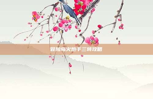 冒险岛火炮手三转攻略