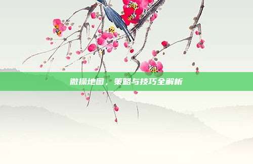 微操地图,策略与技巧全解析