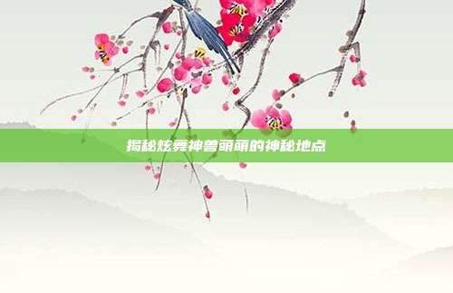 揭秘炫舞神兽萌萌的神秘地点