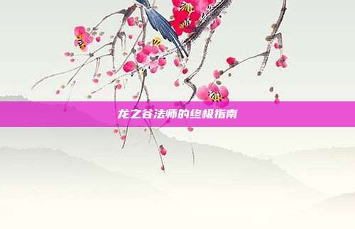 龙之谷法师的终极指南