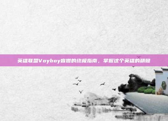 英雄联盟Voyboy盲僧的终极指南，掌握这个英雄的精髓