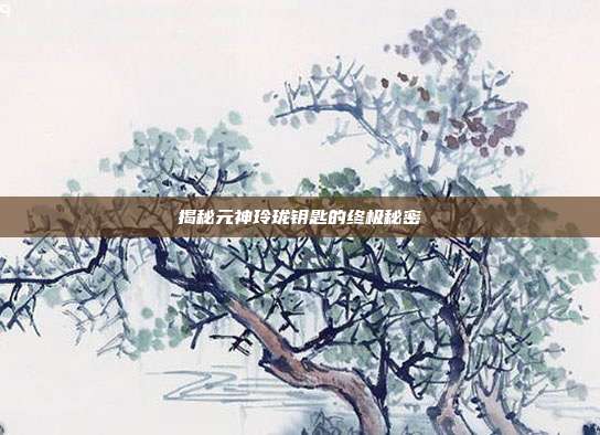 揭秘元神玲珑钥匙的终极秘密
