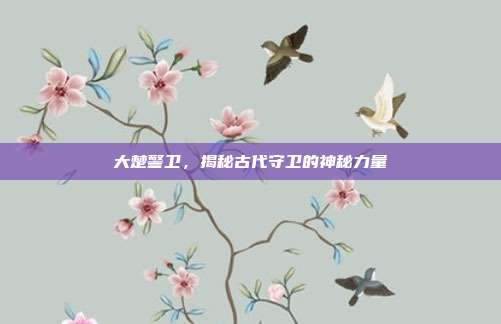 大楚警卫,揭秘古代守卫的神秘力量